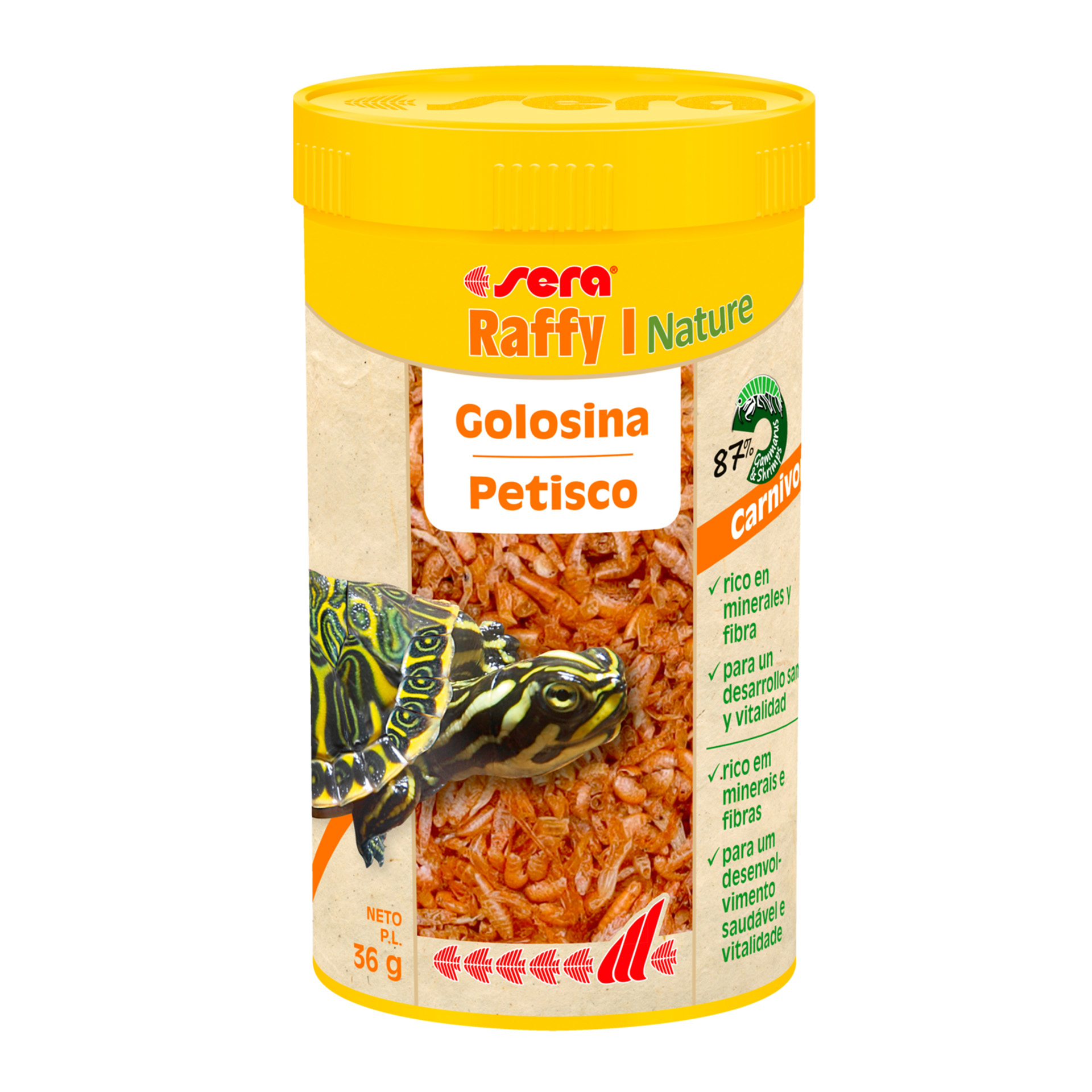 Alimento P/Tartarugas Raffy 250 ML SERA