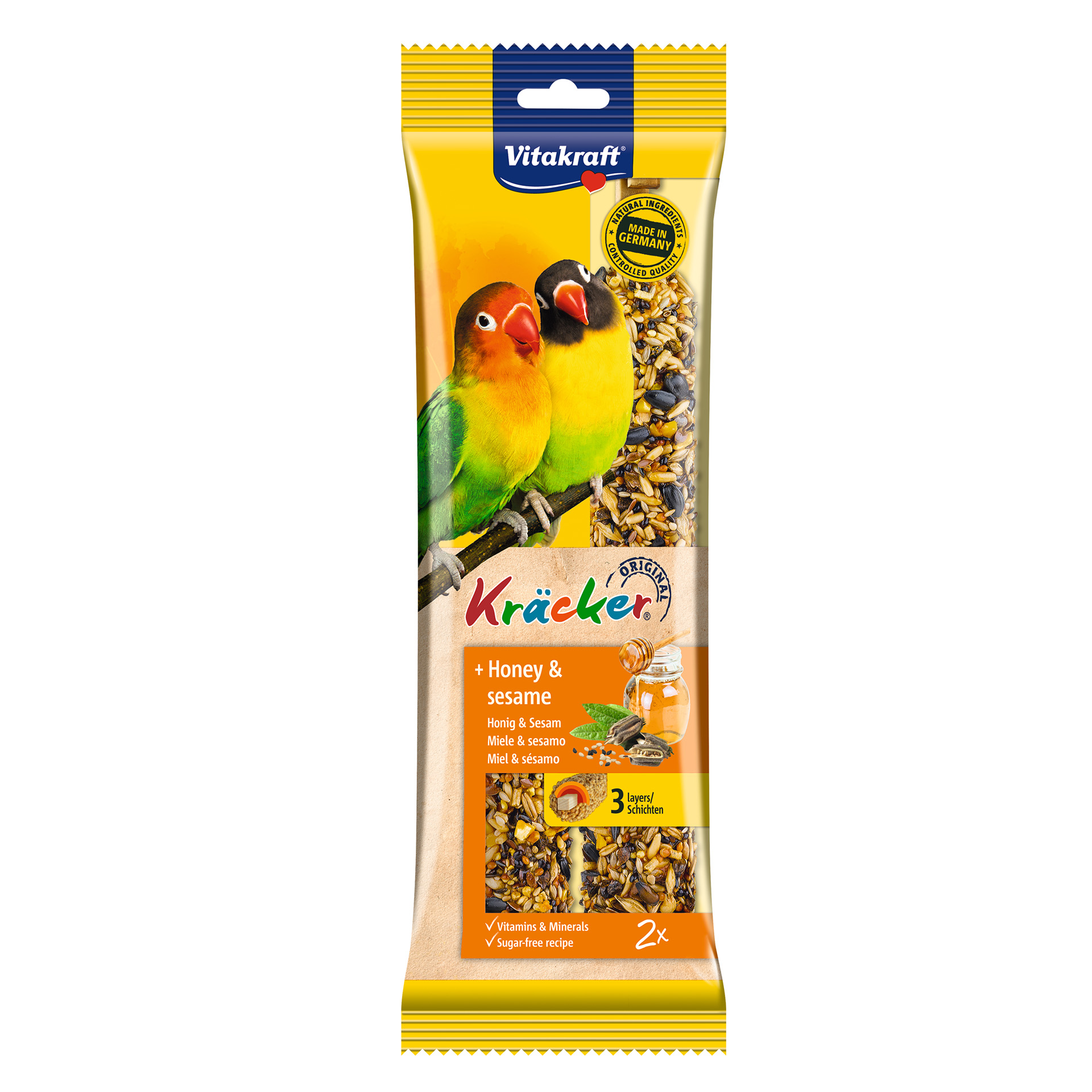 Barritas Agapornis Mel 2 UN VITAKRAFT