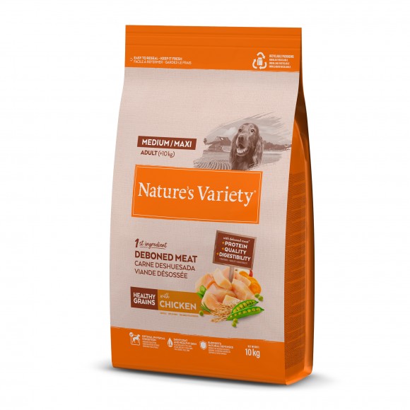 ALIM SECO PARA CO ADULTO MDIO GRAIN FRANGO 10 KG
