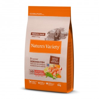 ALIMENTO SECO PARA CO MDIO NO GRAIN SALMO 10 KG