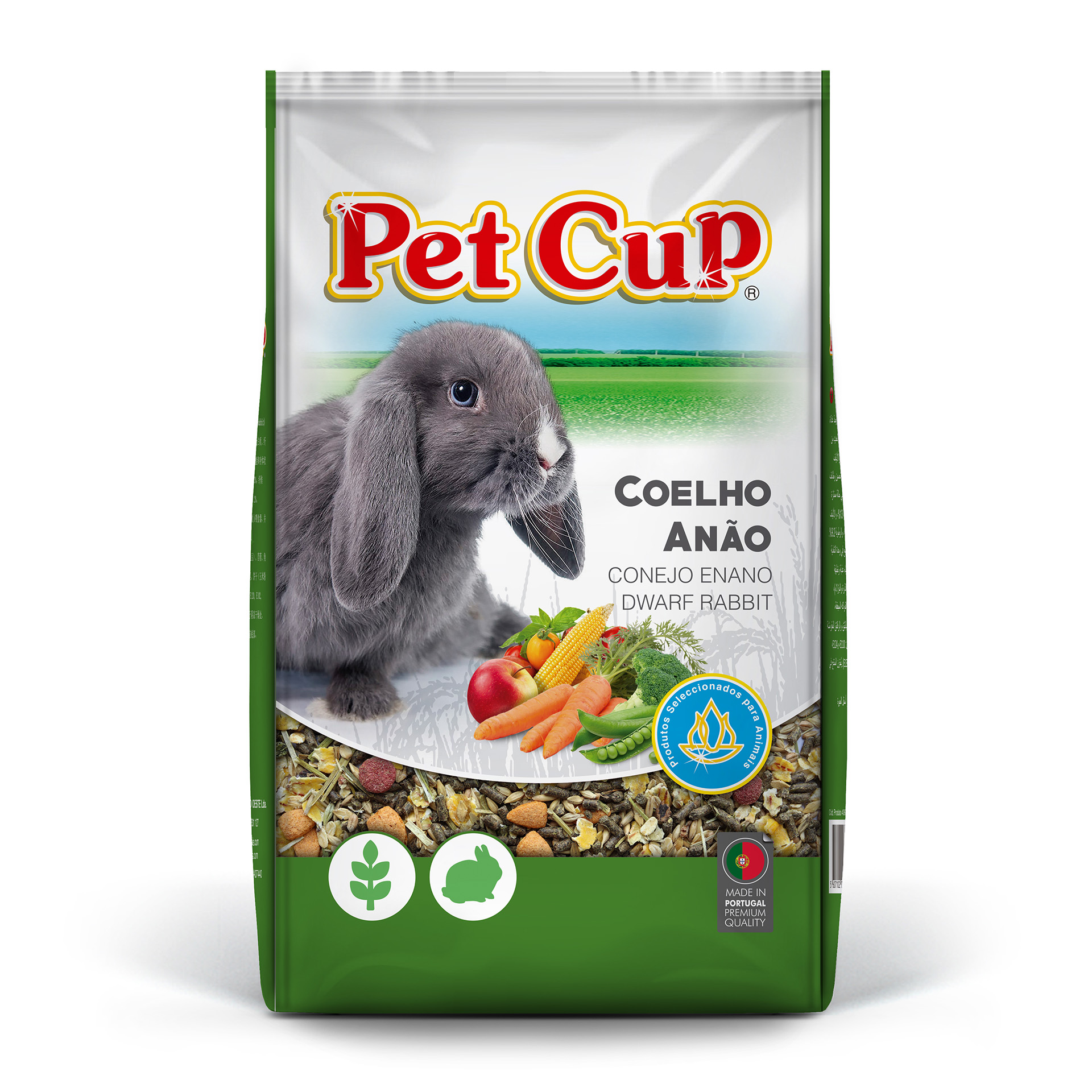 Alimento P/Coelho Mistura Cocktail 3 KG PETCUP