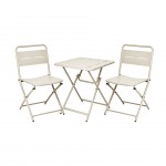 Conjunto Metal Varanda Branco PROGARDEN Conjunto Metal Varanda Branco PROGARDEN