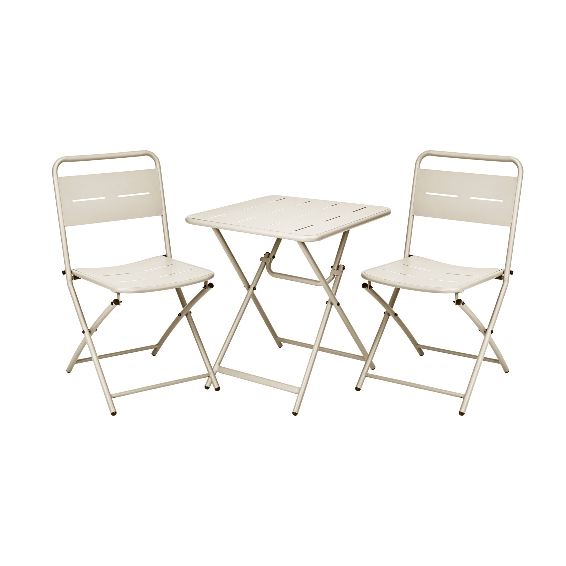 Conjunto Metal Varanda Branco PROGARDEN