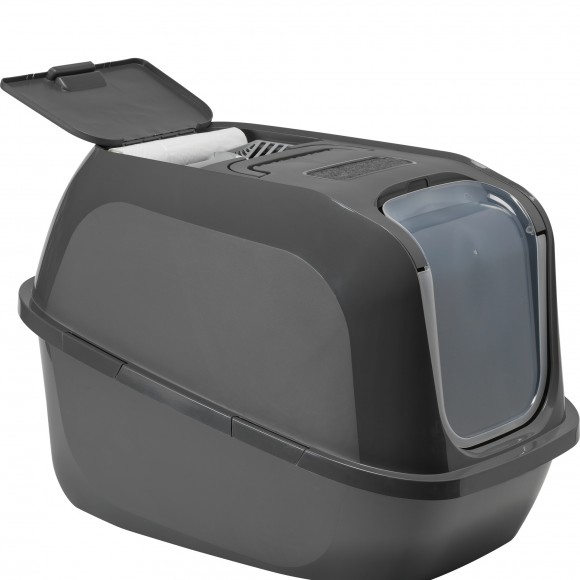 WC P/GATO MEGA DELUX GREY 65,8 CM