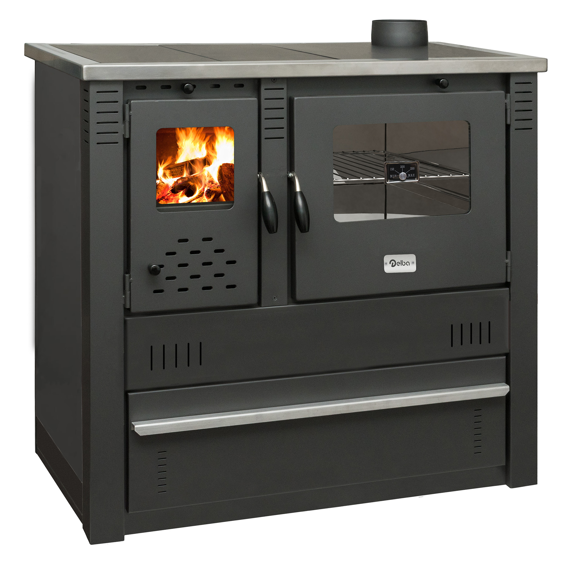 FOGÃO LENHA COM FORNO CAROLINA