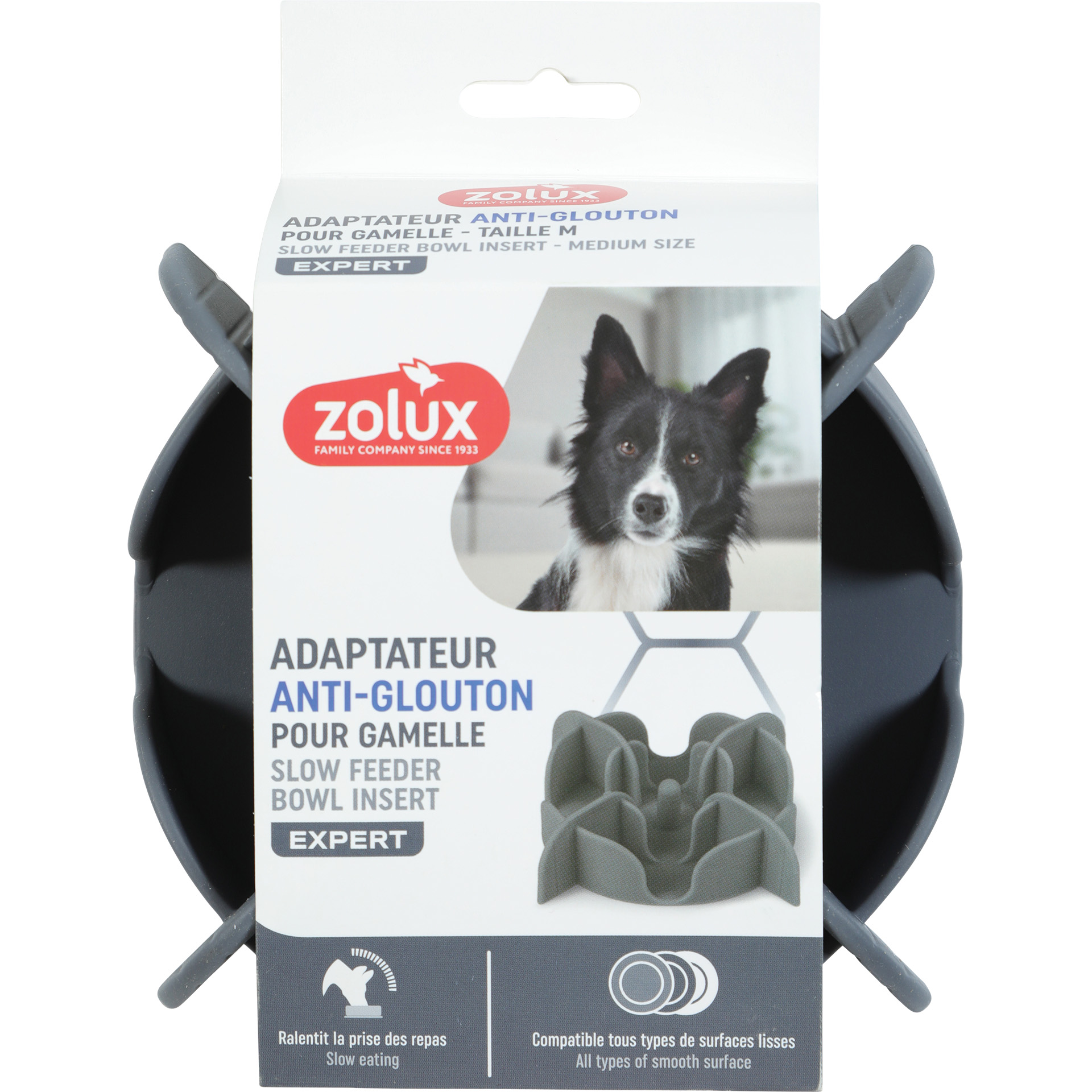 Suporte Silicone Antivorac Cinza 13,5X3,5 CM ZOLUX