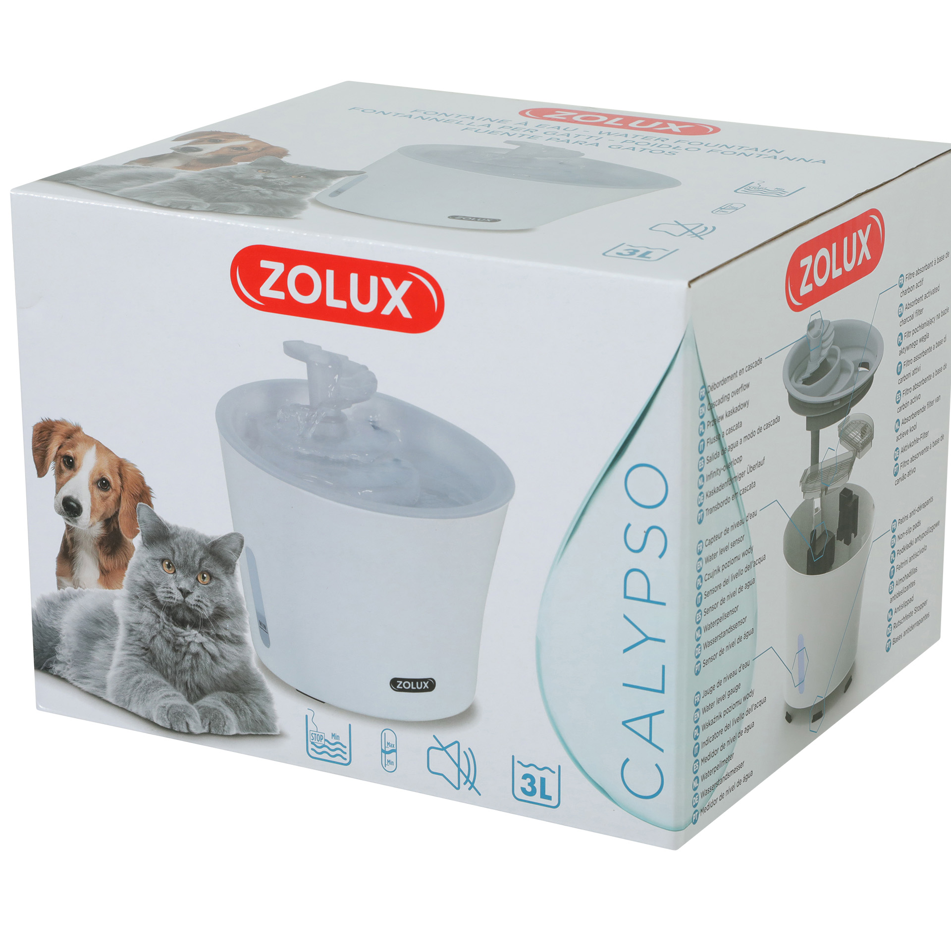 Fonte Calypso Cinza 3 L ZOLUX