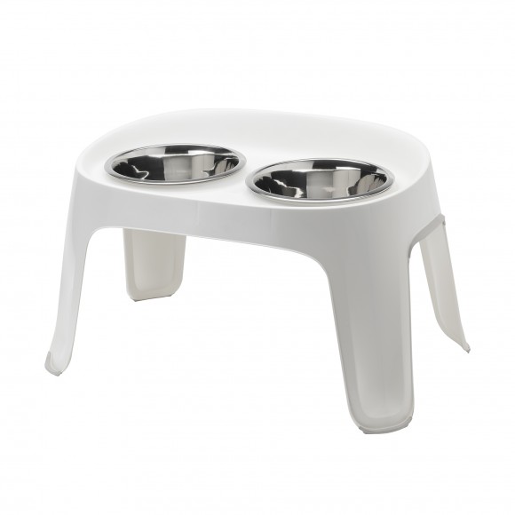 COMEDOURO ELEVADO SKYBAR BRANCO 2X1950 ML