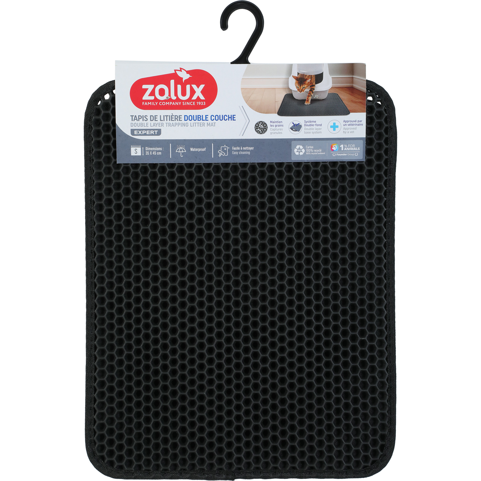 Tapete Higiénico 2 Camadas 35X45 CM ZOLUX