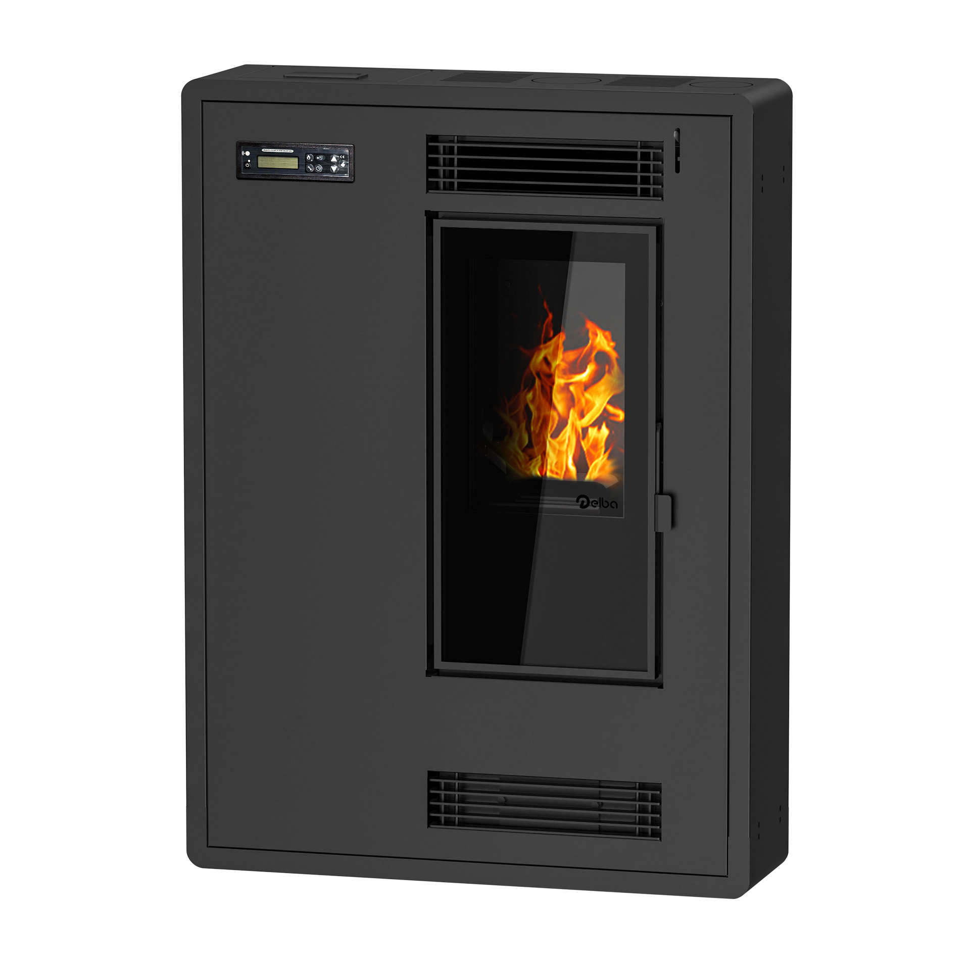 Salamandra A Pellets Maldivas Cinza 7,5 KW DELBA