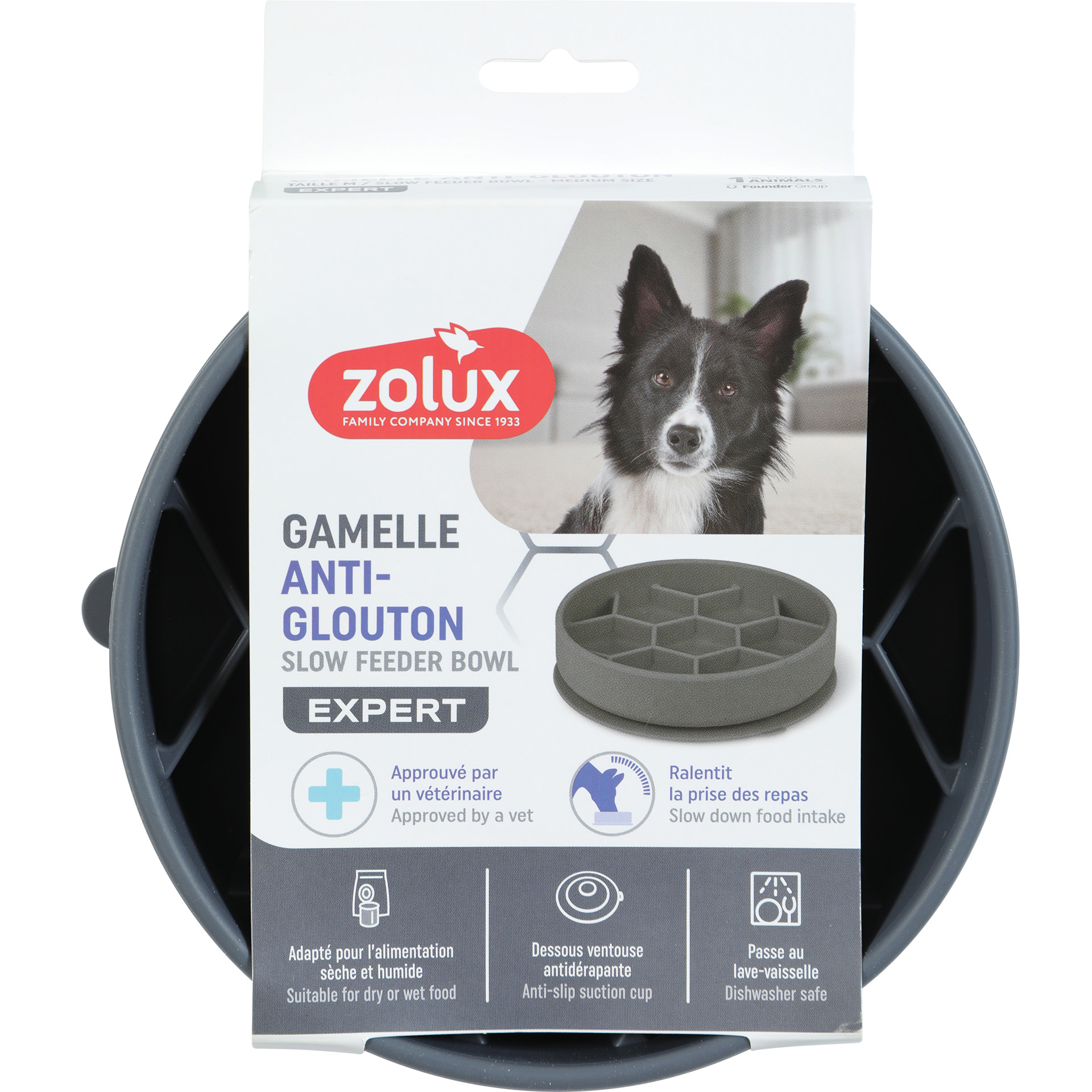 Taça Silicone Antivoracid Cinza 21,5X2,0 CM ZOLUX