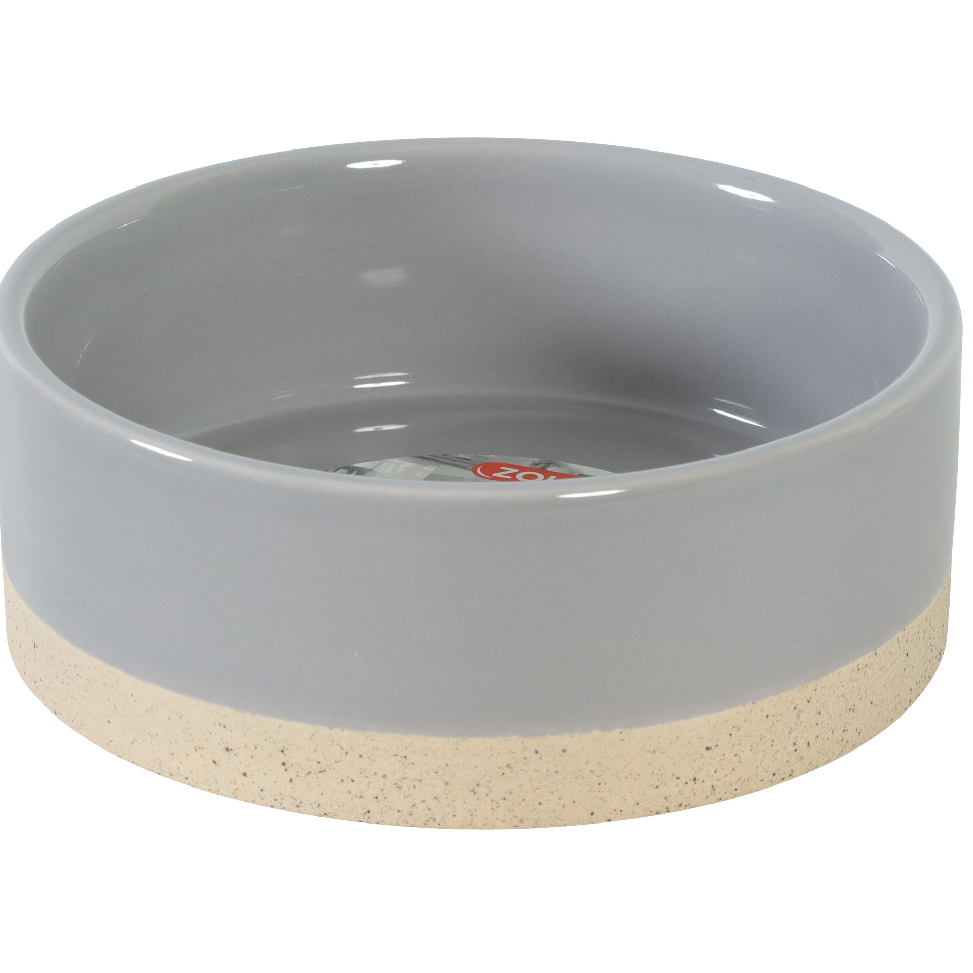 Taça Cerâmica Cinza 450ML 14X5,3 CM ZOLUX