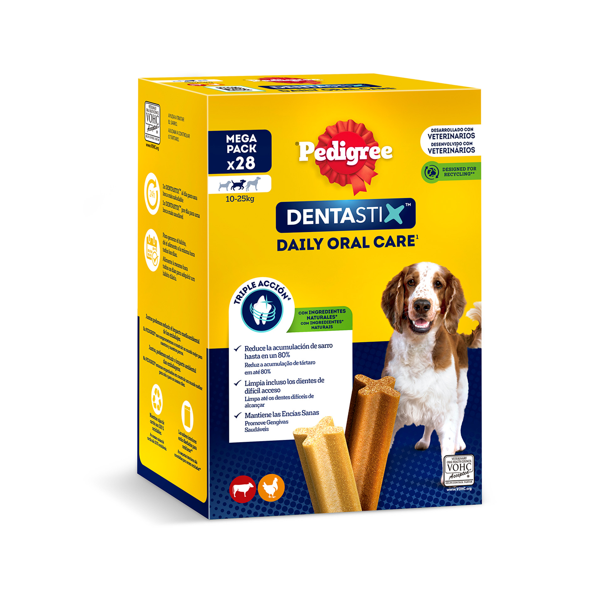 Snack Cão Médio Sticks Dentastix 28 UN PEDIGREE