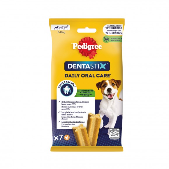 Snack C�o Pequeno Sticks Dentastix 7 UN PEDIGREE