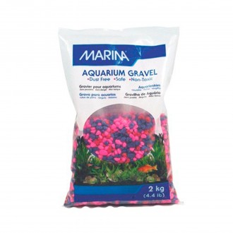 AREIA DECORATIVA ROSA MIX 2 KG