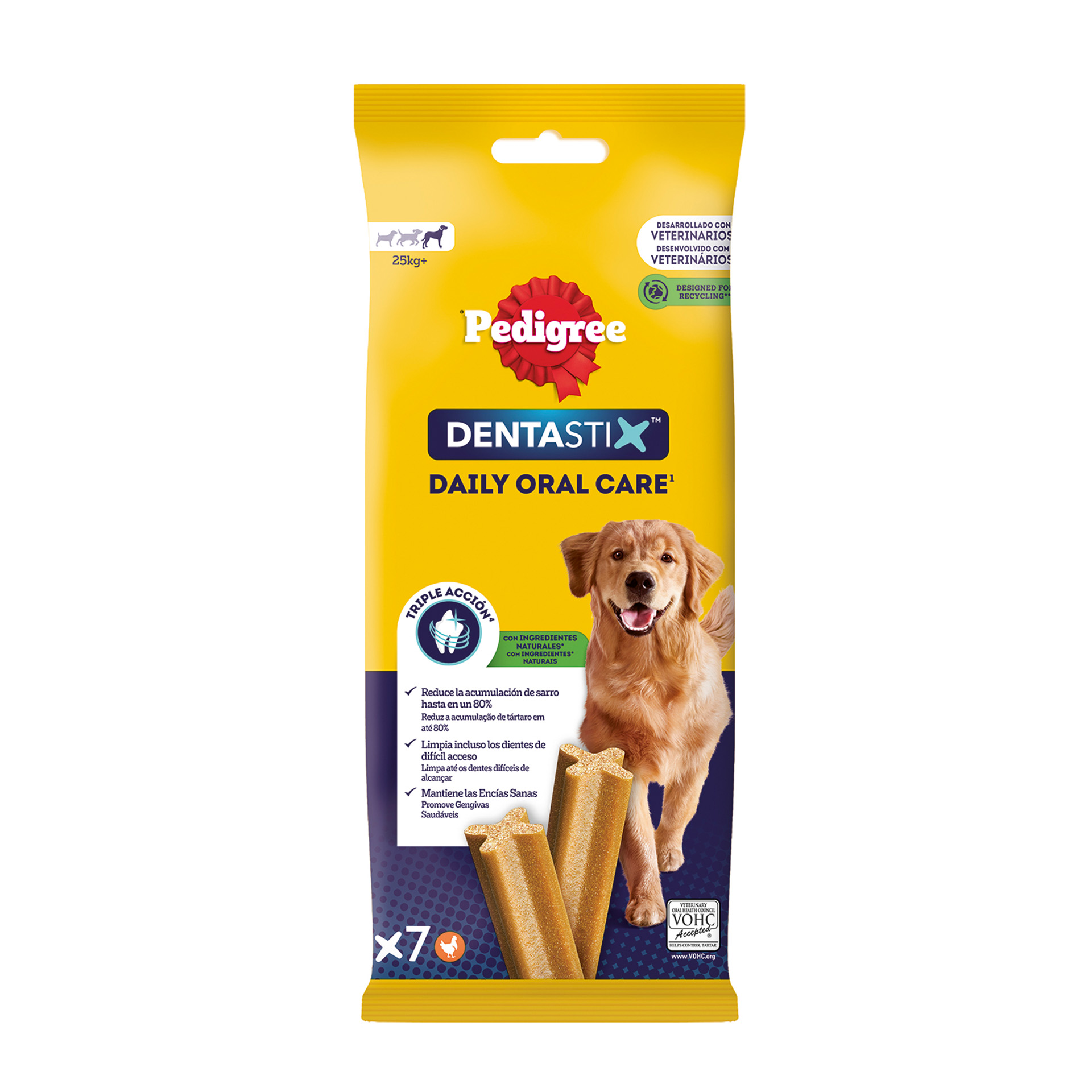 Snack Cão Grande Sticks Dentastix 7 UN PEDIGREE