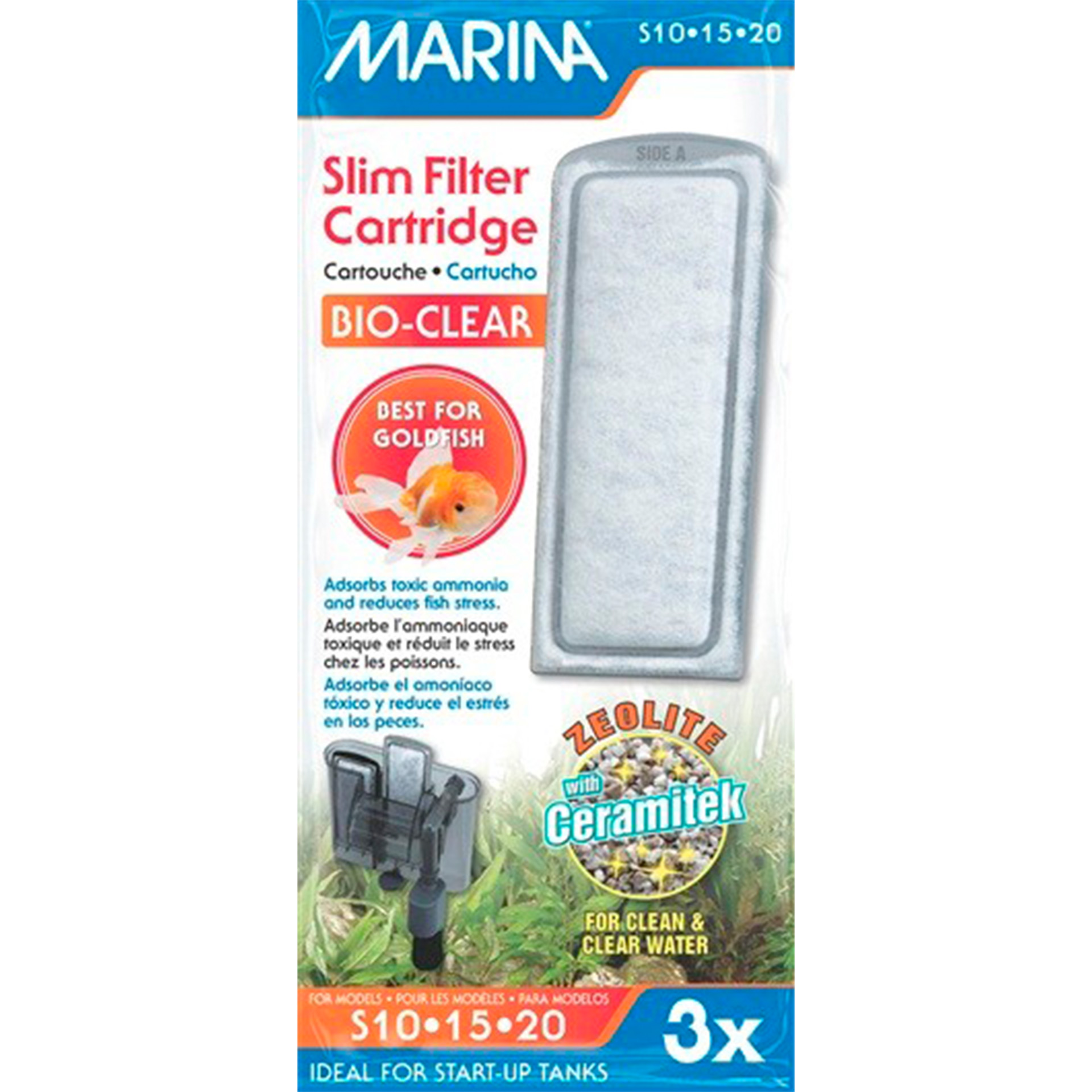 Recarga P/Filtro Marina Slim Bio Clear 3 UN MARINA