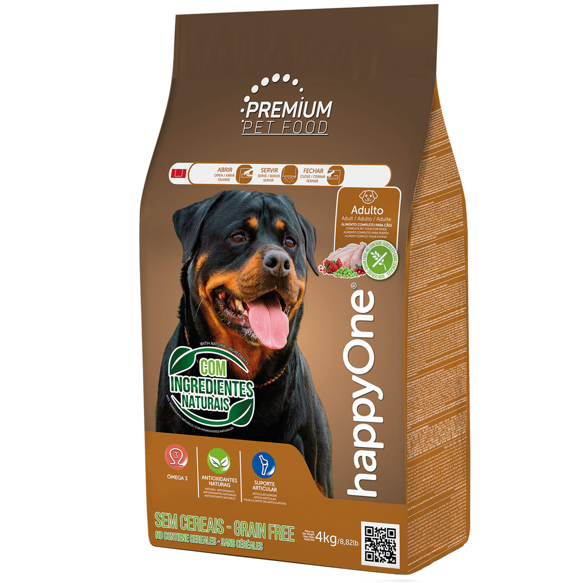 Alim Sc Cão Prem Grain Free 4 KG HAPPYONE PREMIUM