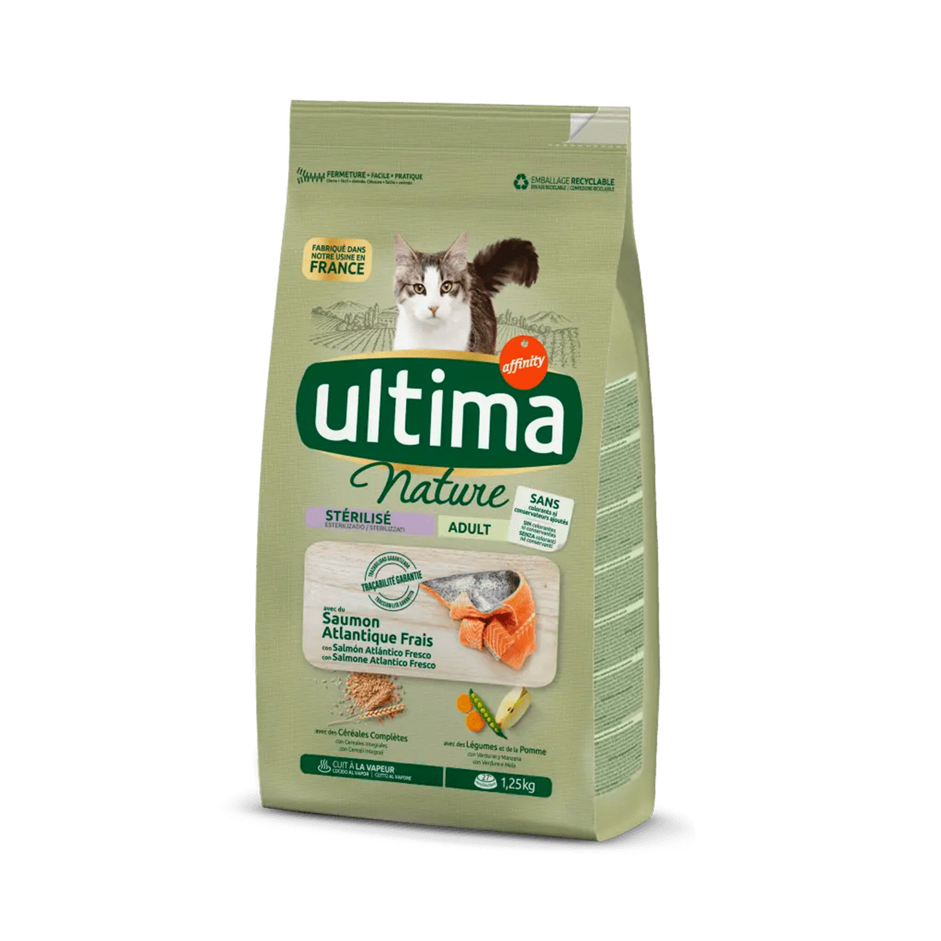 Alim Natur Gato Adulto Ester Salmão 1,25 KG ULTIMA