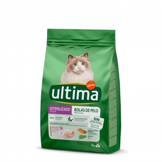 ALIMENTO SECO GATO ADULTO BOLAS DE PLO PER  3 KG