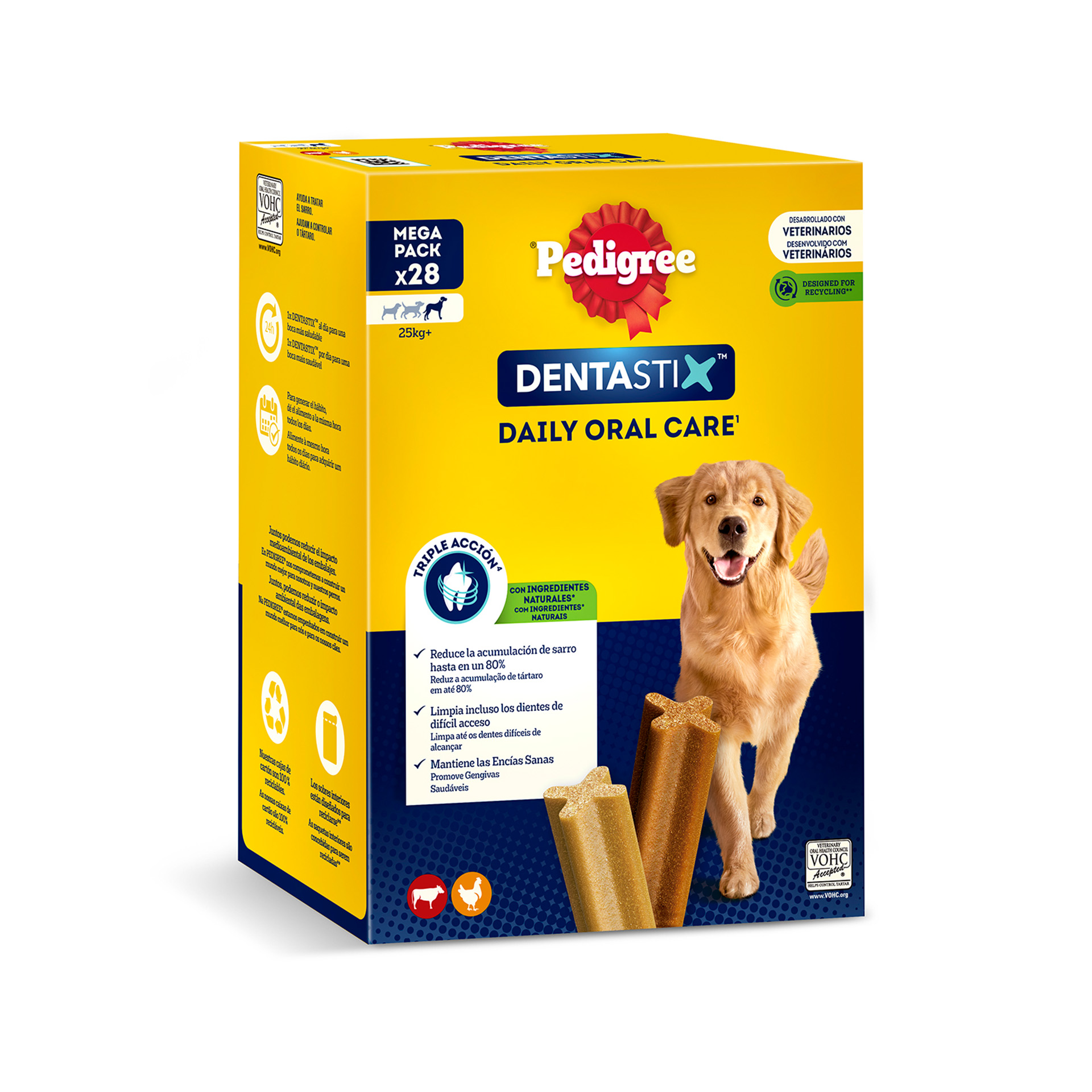 Snack Cão Grande Sticks Dentastix 28 UN PEDIGREE
