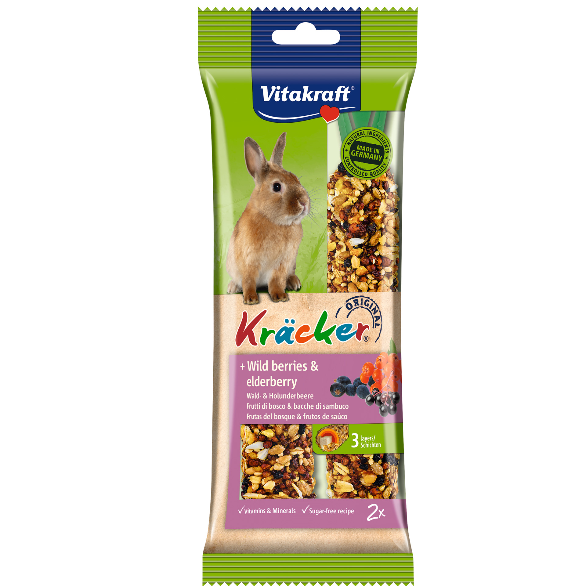 Barritas Coelho Anão Frutos Bosque 2 UN VITAKRAFT