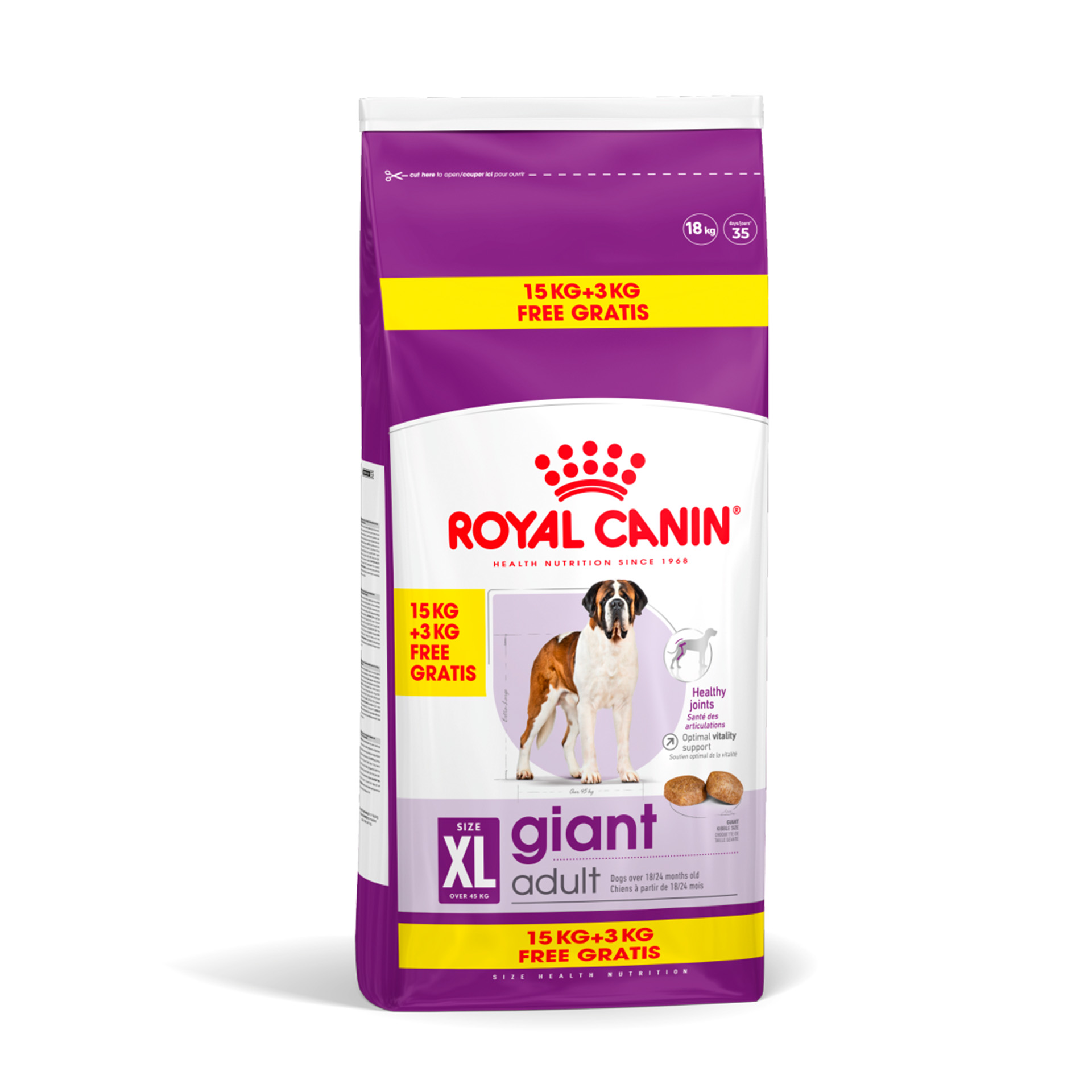 Alimento Seco Cão Gigante Adulto 18 KG ROYAL CANIN