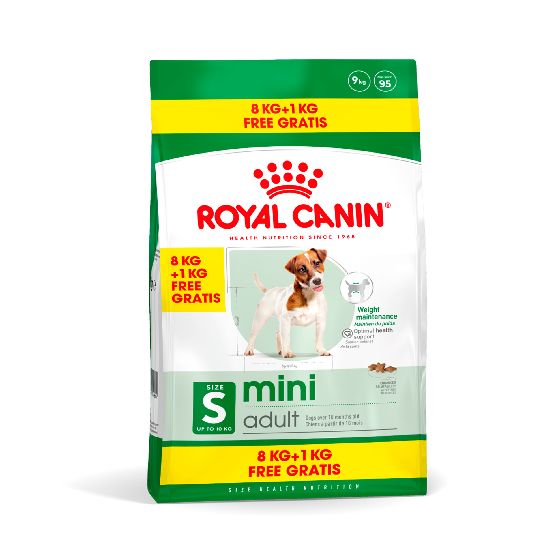 Alimento Seco Cão Mini Adulto 8+ 1 KG ROYAL CANIN