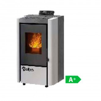 Salamandra pellets Capri 6KW BRANCA