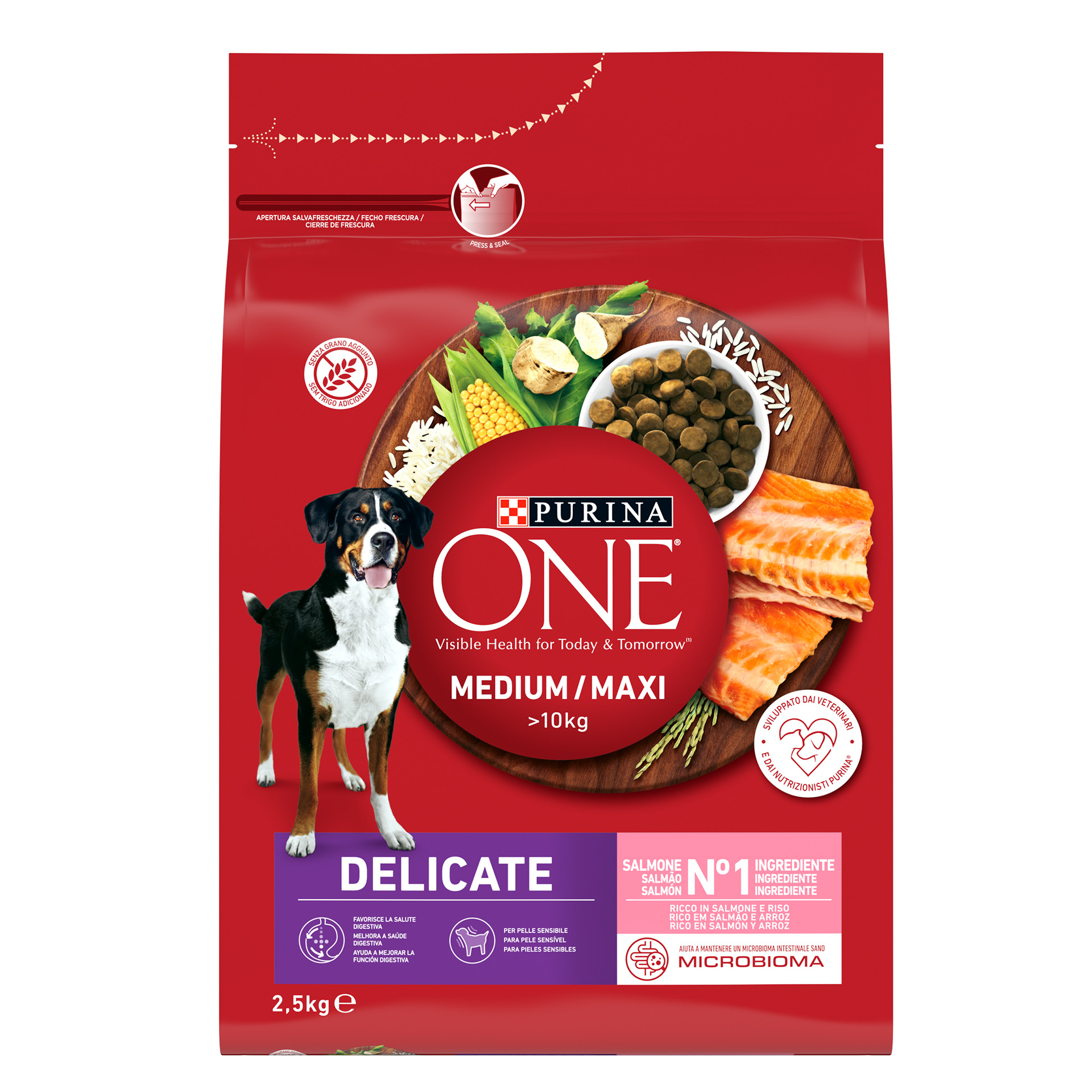 Alim Sc Cão Adult Delicad Salmão 2,5 KG PURINA ONE