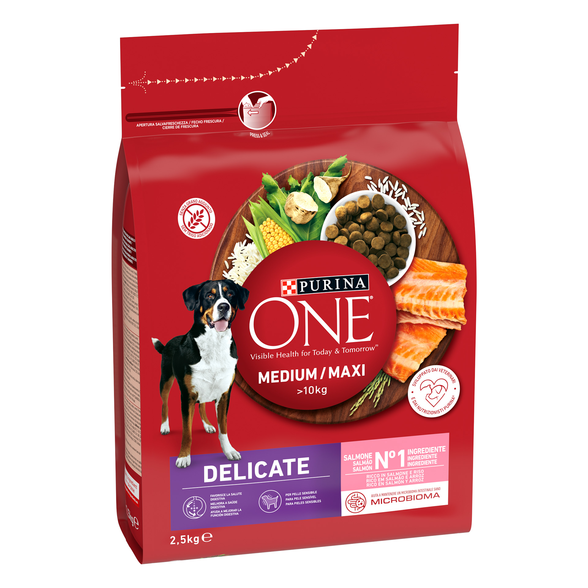 Alim Sc Cão Adult Delicad Salmão 2,5 KG PURINA ONE