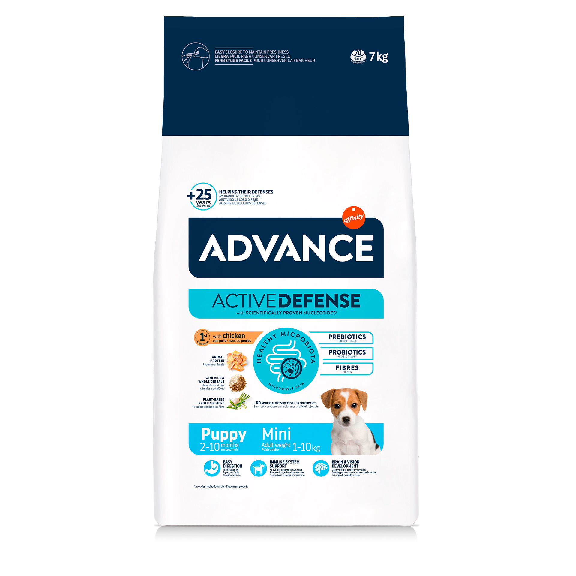 Alimento Seco Cachorro Mini Frango 7 KG ADVANCE