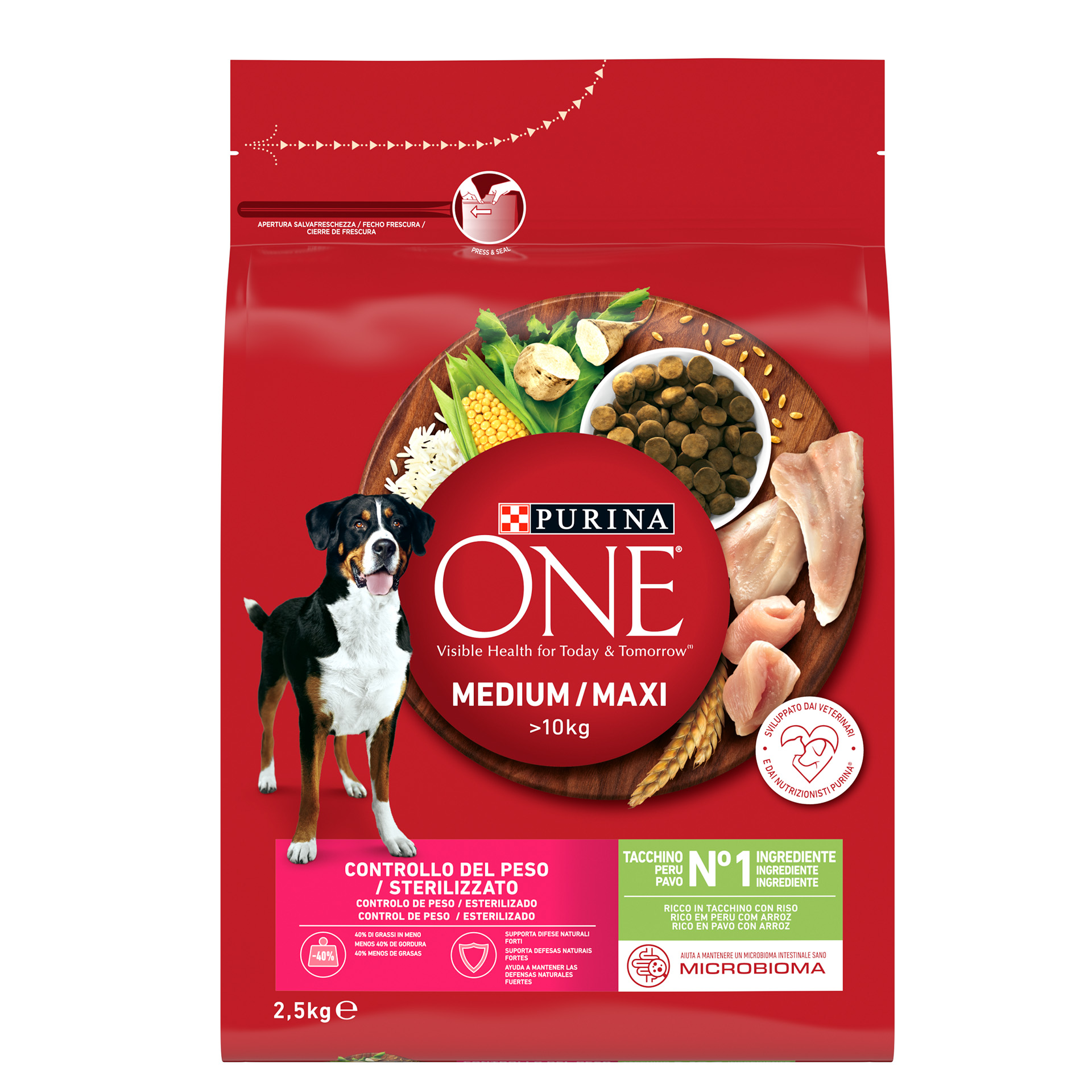 ALIM SECO PARA CÃO ADULTO ESTERILIZADO PERÚ 2,5 KG