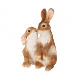 Coelho Mãe E Filho Decor 28 CM PROGARDEN Coelho Mãe E Filho Decor 28 CM PROGARDEN