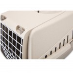 TRANSPORTADORA RECICLADA HAPPY PLANET CINZA 49X33X30CM