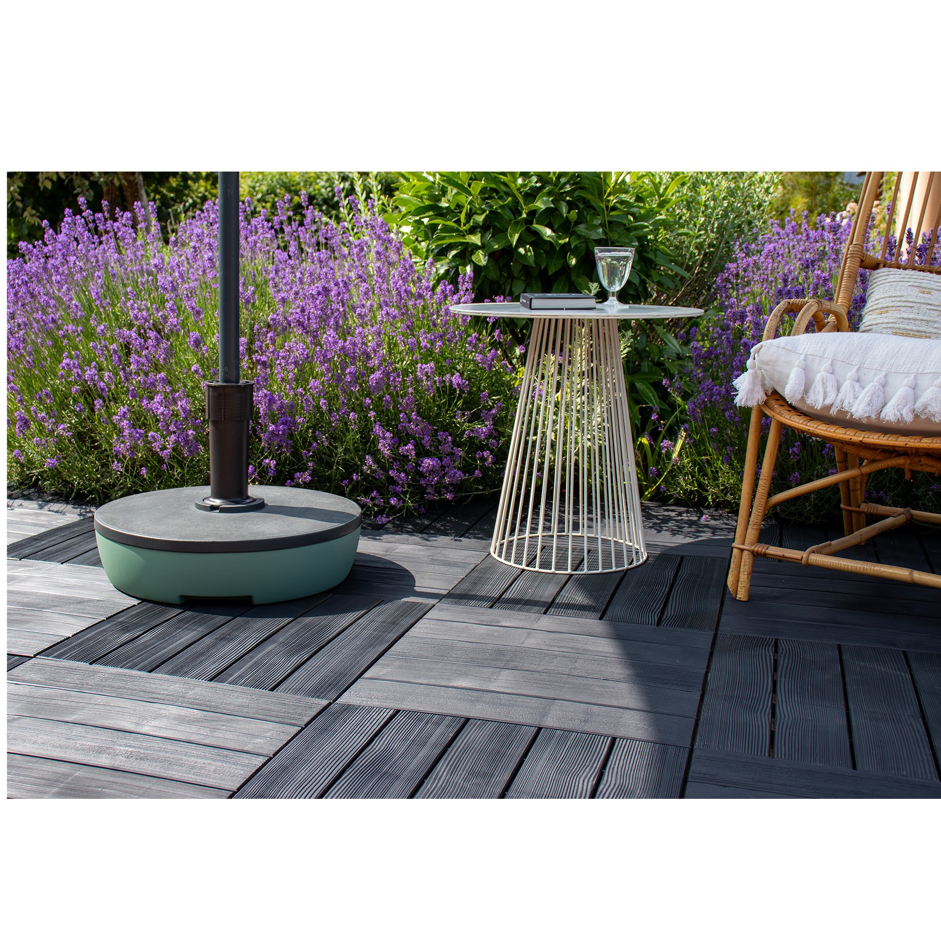 Base Chapéu U 20L 49,5X14,5 CM Cinza Escuro EDA PL