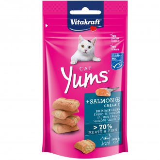 SNACK PARA GATO YUMS SALMO 40 G