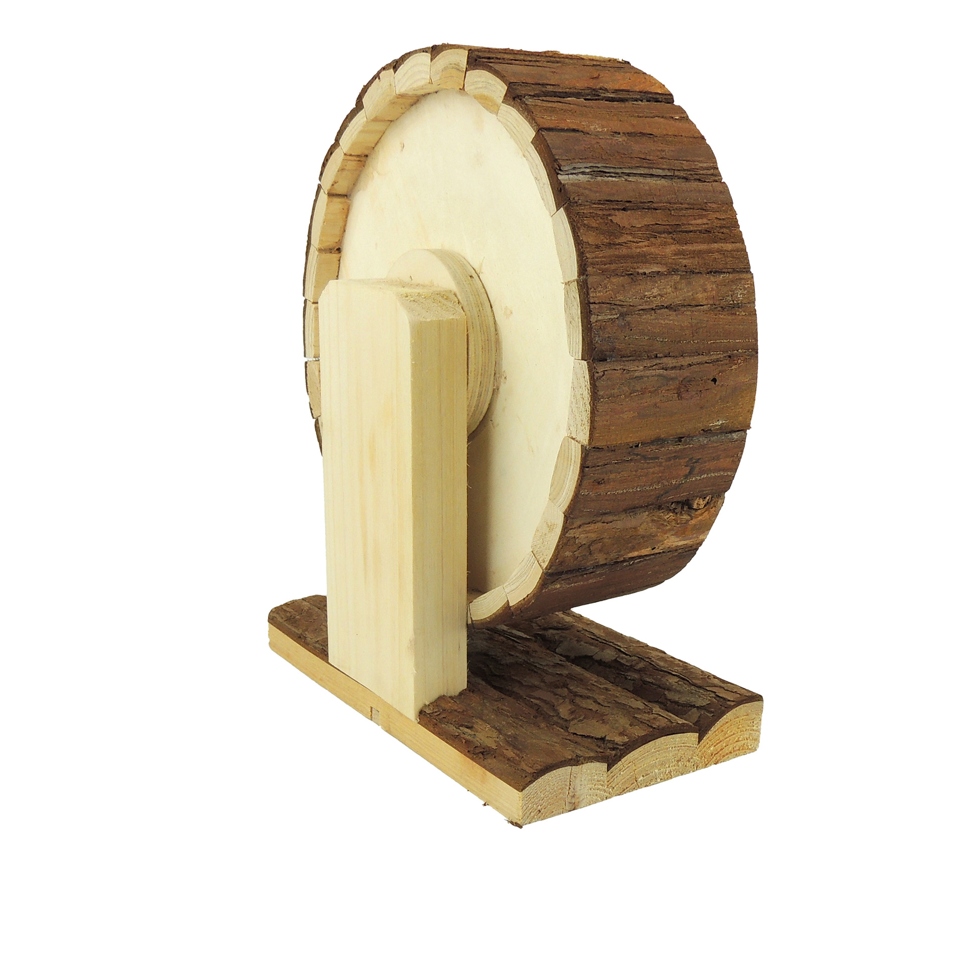 Roda Madeira P/Roedores 20X11,2X23 CM CALDEX