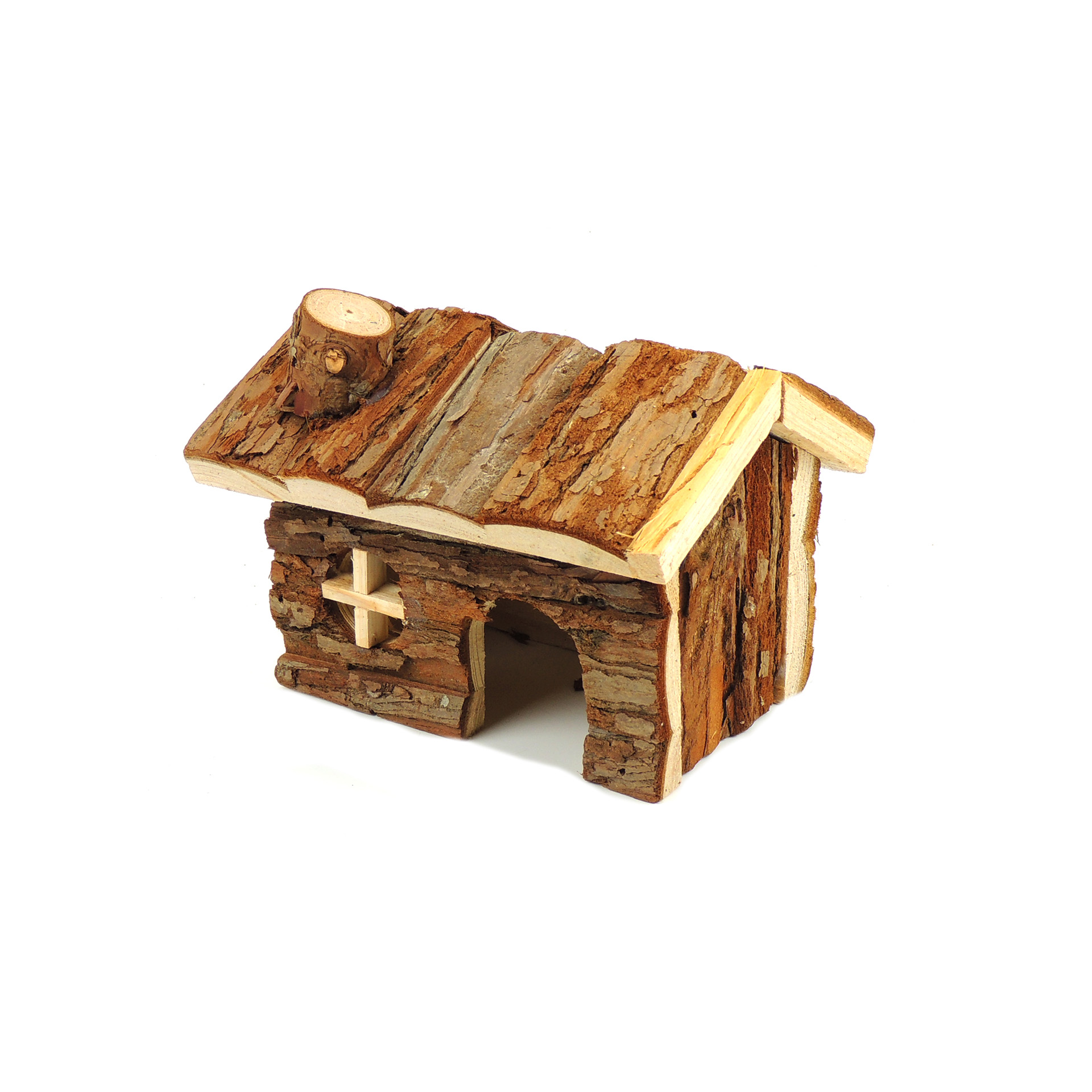 CASA ROEDOR MADEIRA P/ROEDORES 15X12,2X11 CM