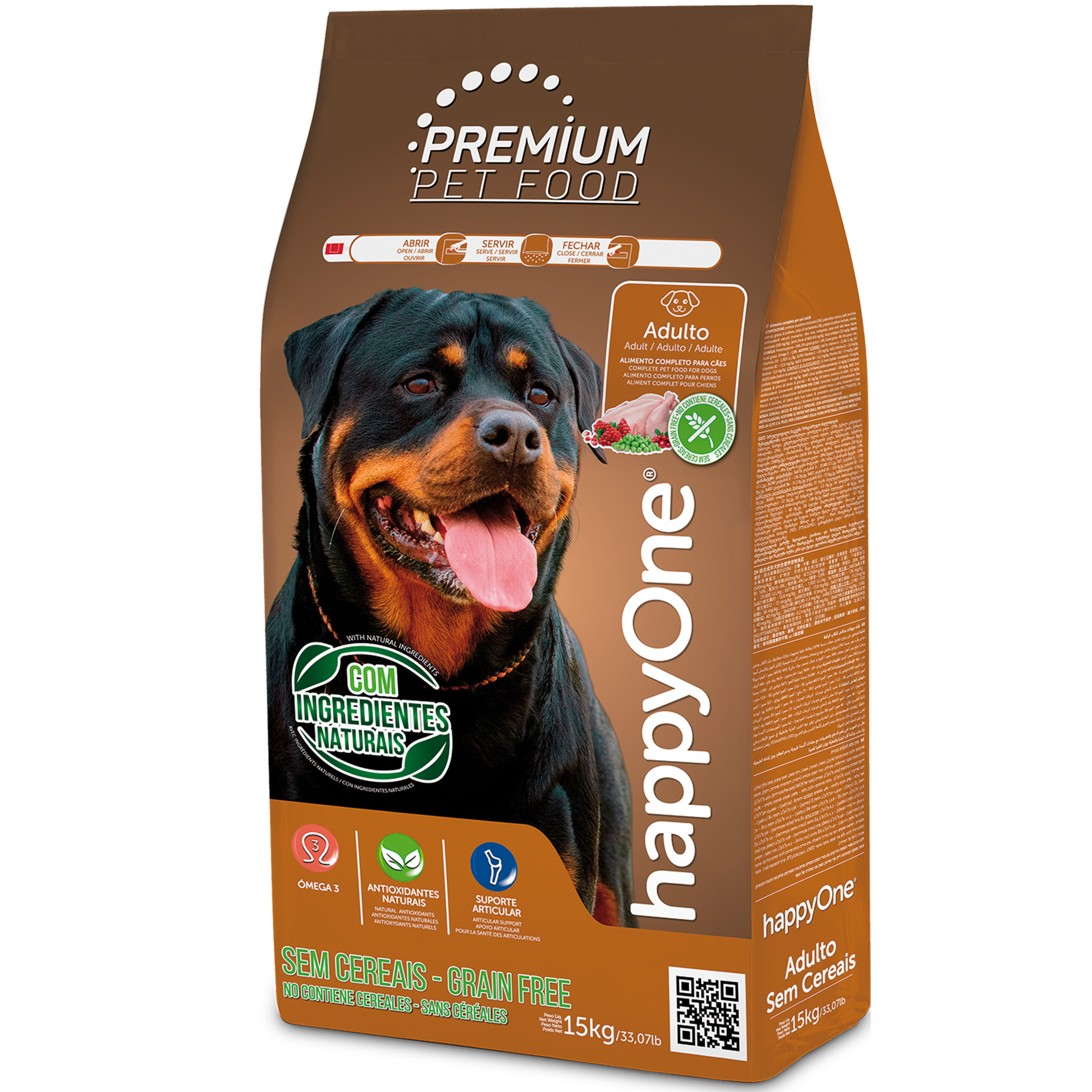 Alimento Seco Cão GFree 12 KG HAPPYONE PREMIUM