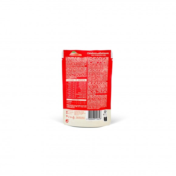 ALIMENTO HMIDO PARA GATO ESTERILIZADO SALMO 85 G