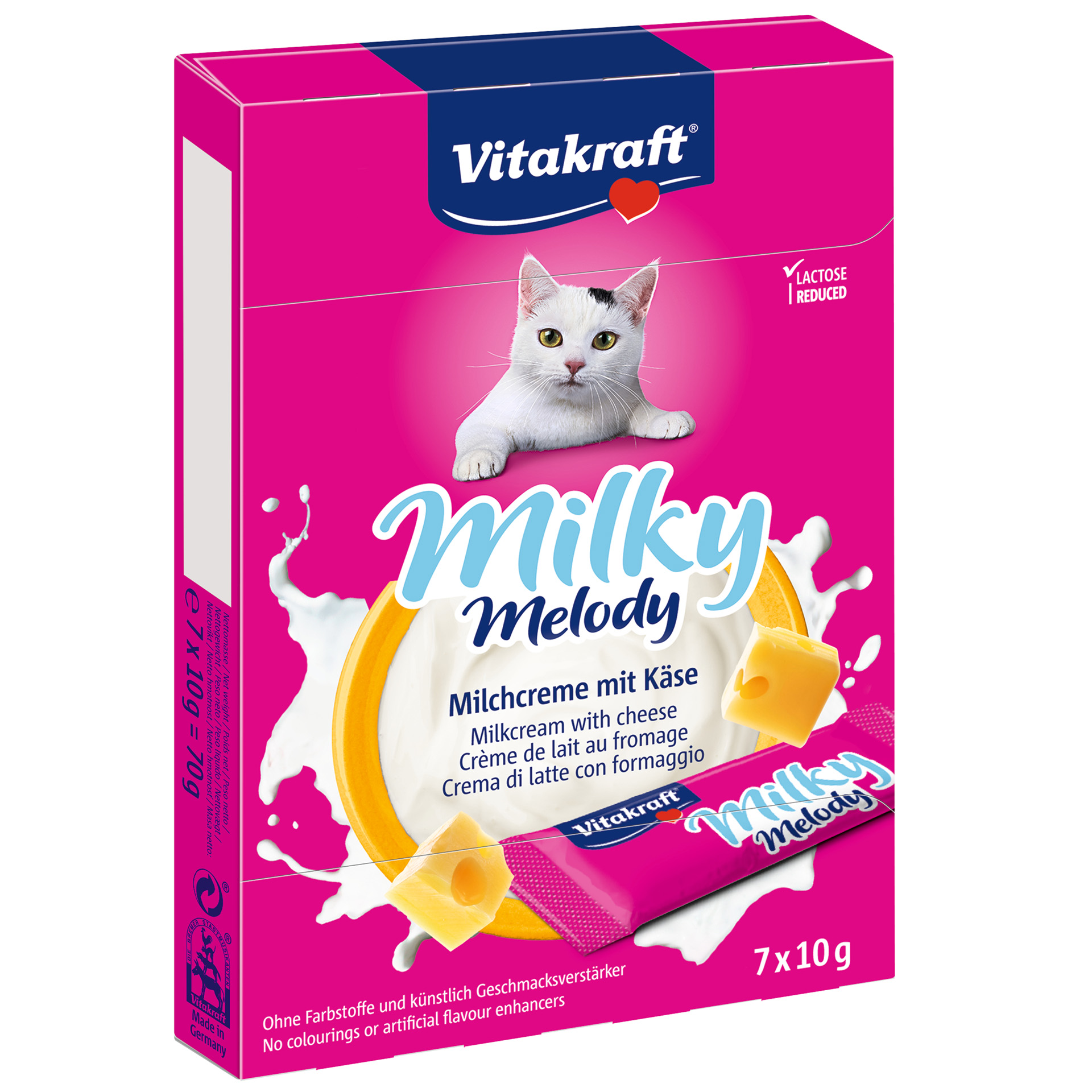 ALIMENTO HÚMIDO PARA GATO MILKY MOMNTS QUEIJO 70 G