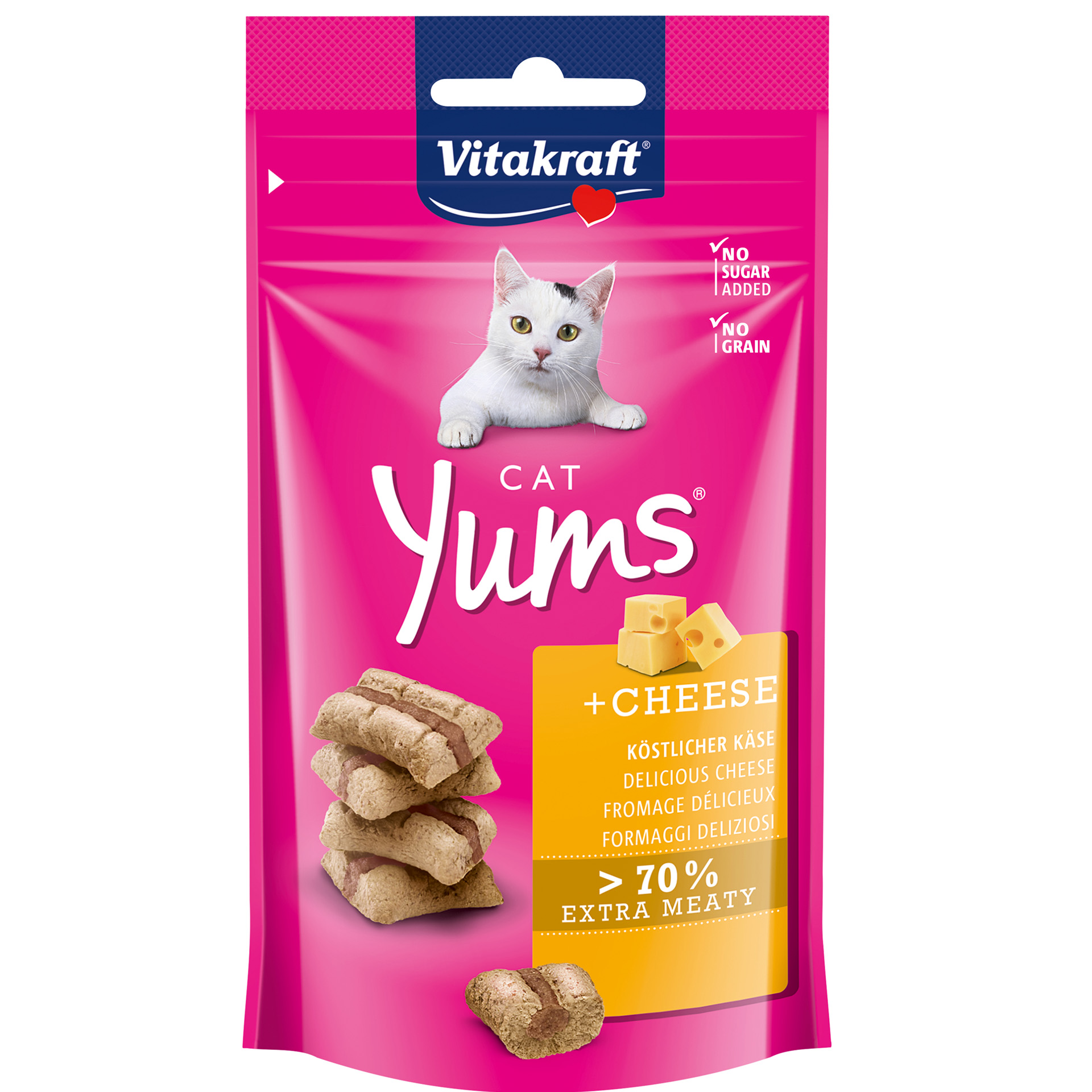 Snack Para Gato Yums Queijo 40 G POESIE