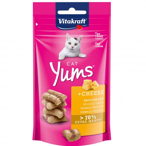 SNACK CAT YUMS QUEIJO 40 G