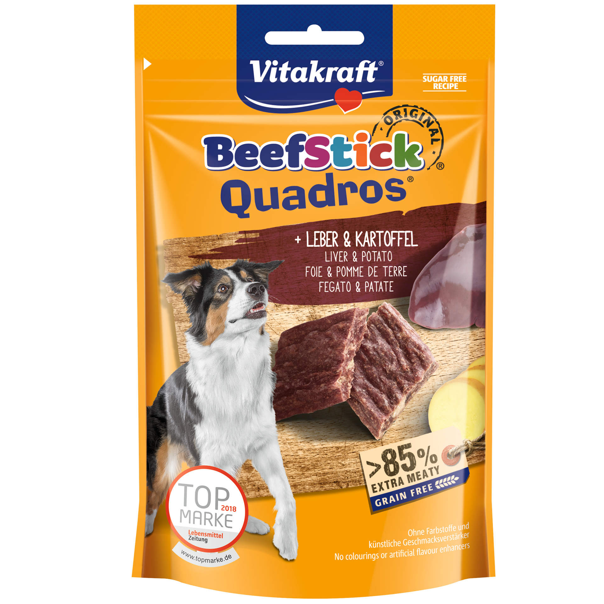 Snck Beef Stck Qud Queij/Figd/Batat 70 G VITAKRAFT