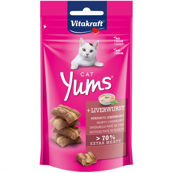 SNACK CAT YUMS SALSICHA 40 G