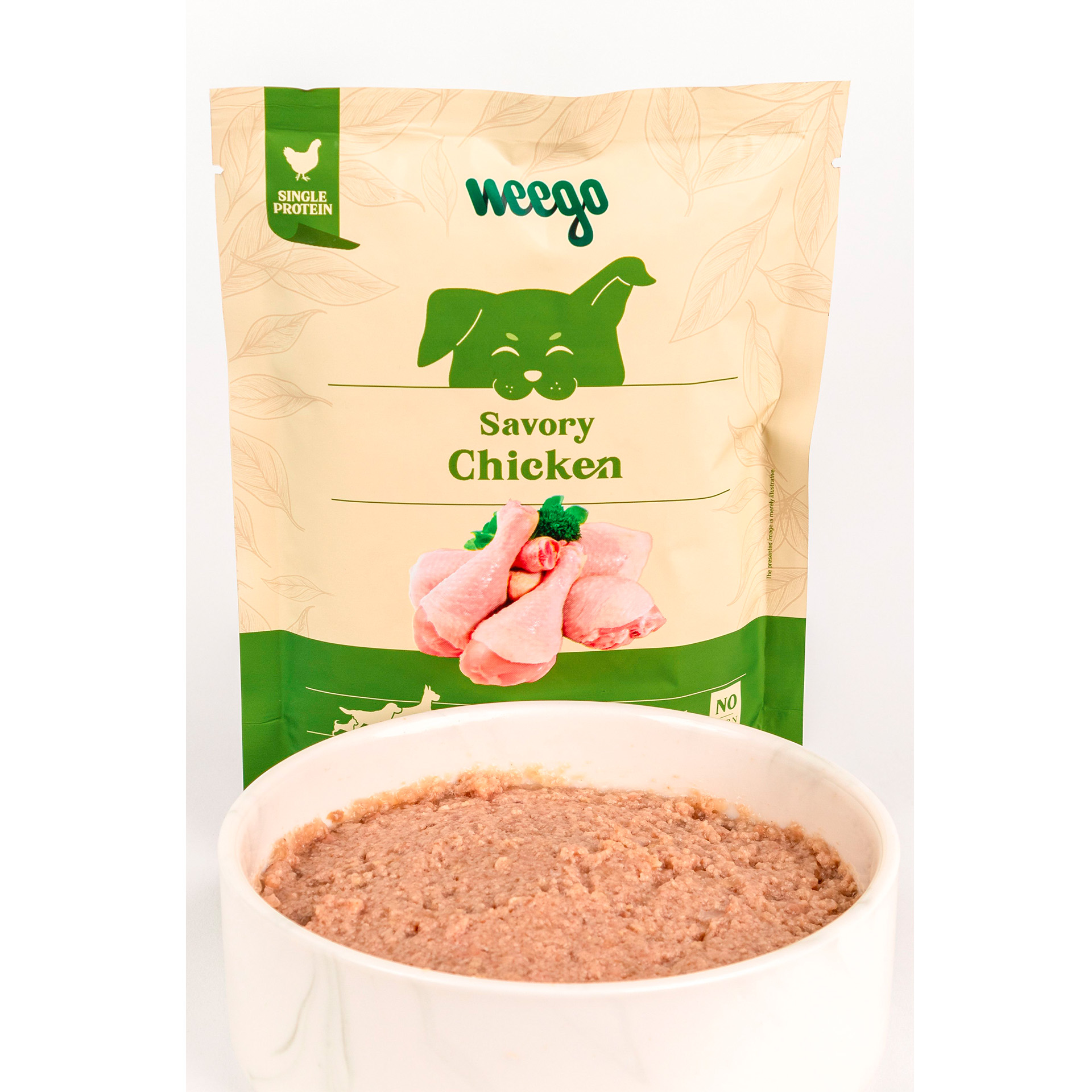 Alimento Húmido Cão Frango 260 G WEEGO