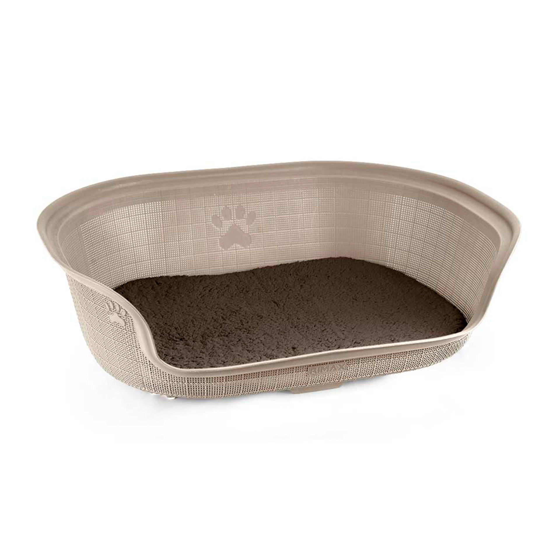 Cama P/Cão Oval Taupe