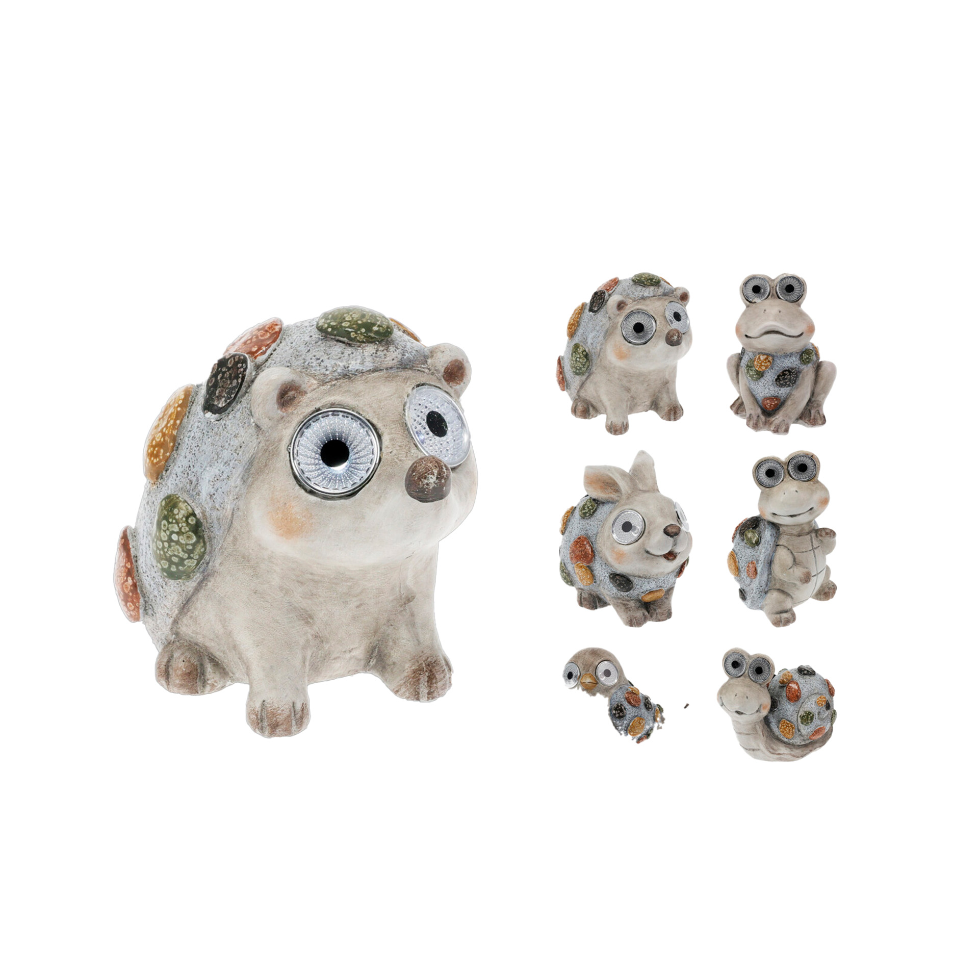 Candieiro Solar Animais 12 CM Sortido PROGARDEN