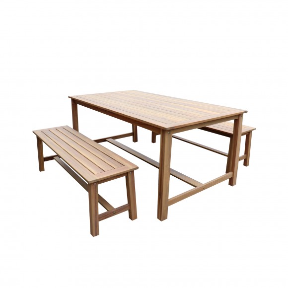 CONJUNTO ACCIA MESA + 2 BANCOS